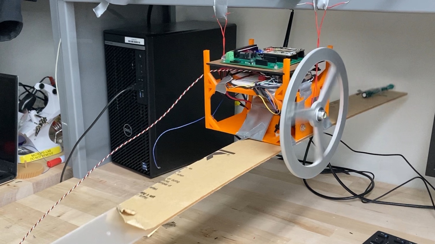 Microcontroller and FPGA Reaction Wheel Cat