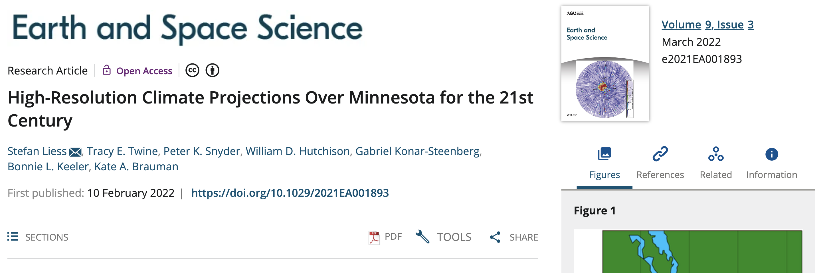 Minnesota Regional Climate Modeling