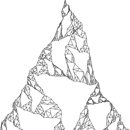 Screenshot from Sierpinski Mountain